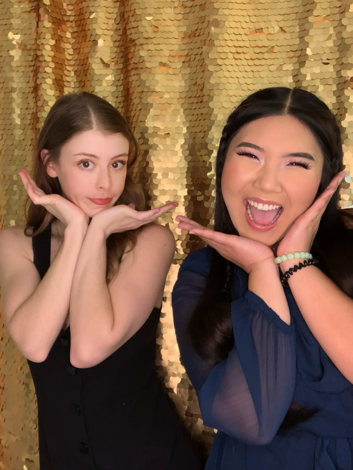 Digital photo booth strip at Houston celebration — Clutch City